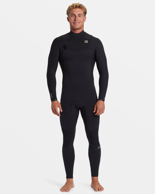 billabong 4/3mm Revolution Natural Upcycler GBS Chest Zip Wetsuit - Black