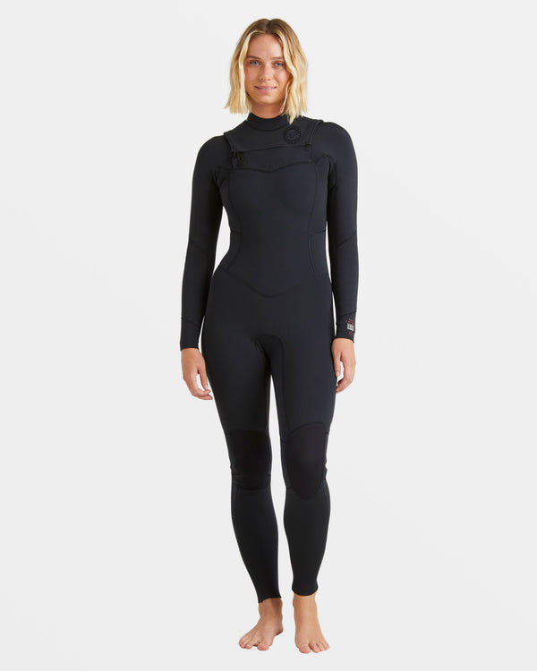 billabong 4/3mm Salty Dayz Natural Upcycler GBS Chest Zip Wetsuit - Black