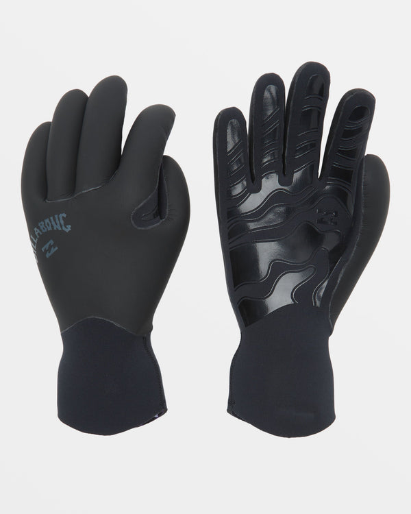 billabong 5mm Furnace Upcycler GBS 5 Finger Wetsuit Gloves - Black