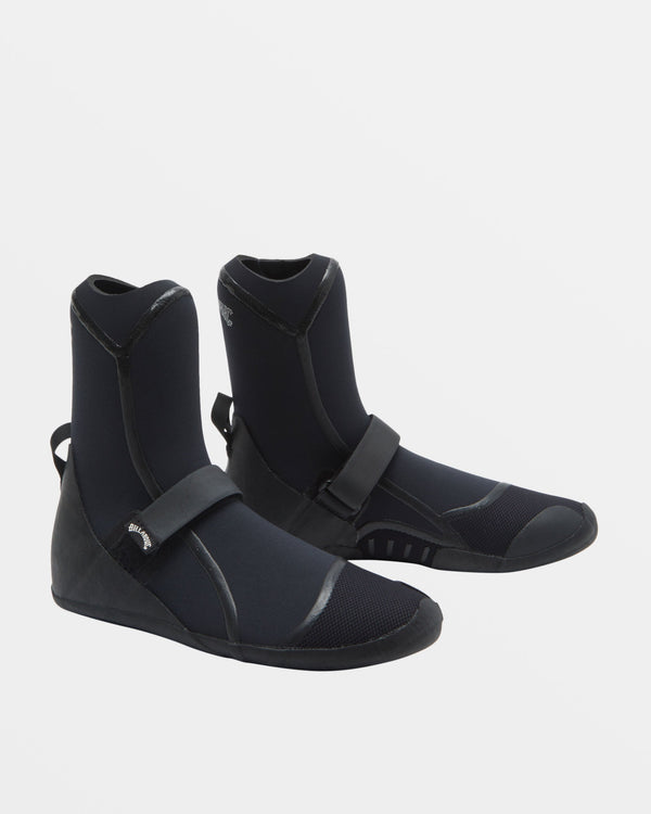 Billabong 5mm Furnace Upcycler Welded Round Toe Wetsuit Boots - Black