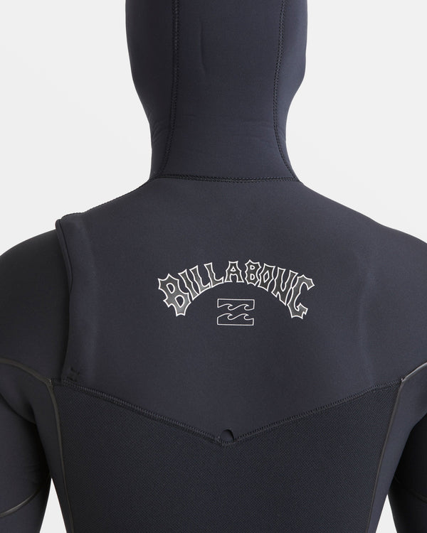 Billabong 6/5mm Furnace Natural Upcycler Welded Chest Zip Wetsuit - Black
