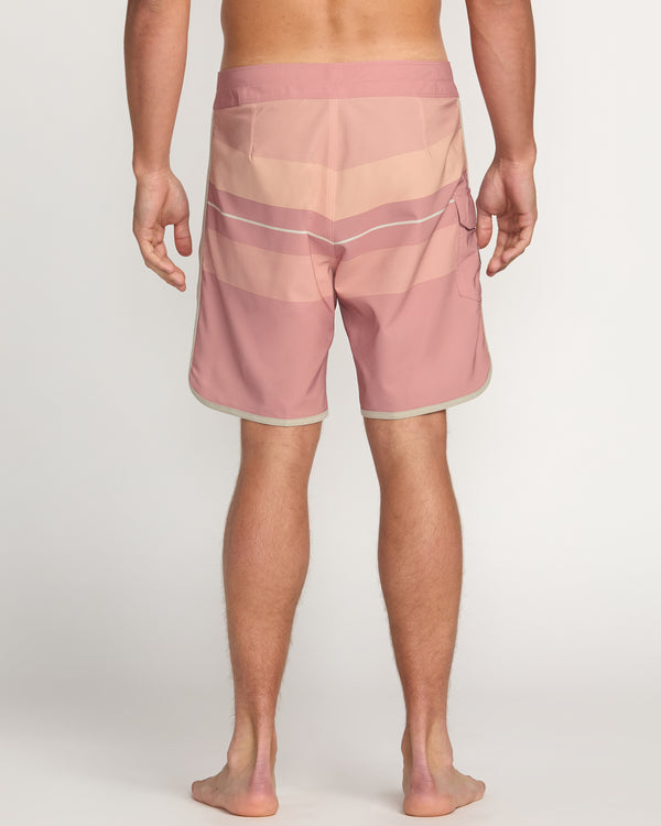 Billabong 73 Pro Performance 18" Boardshorts - Dusty Pink