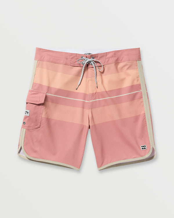 Billabong 73 Pro Performance 18" Boardshorts - Dusty Pink