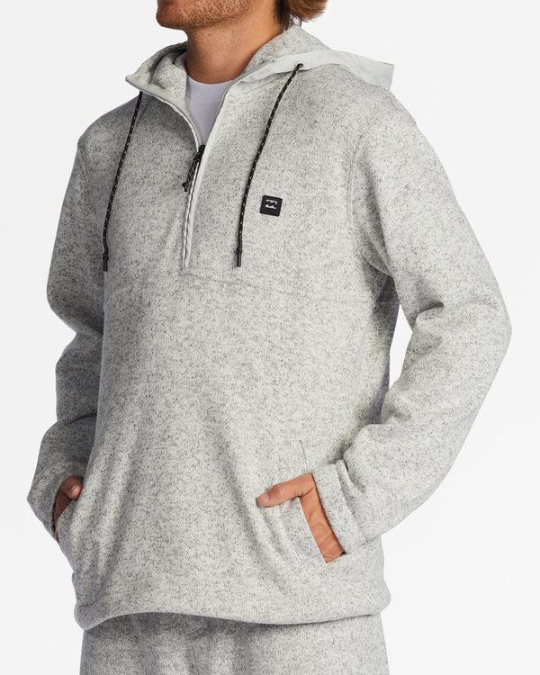 Billabong A/Div Boundary Hooded Half-Zip Pullover - Gray Heather