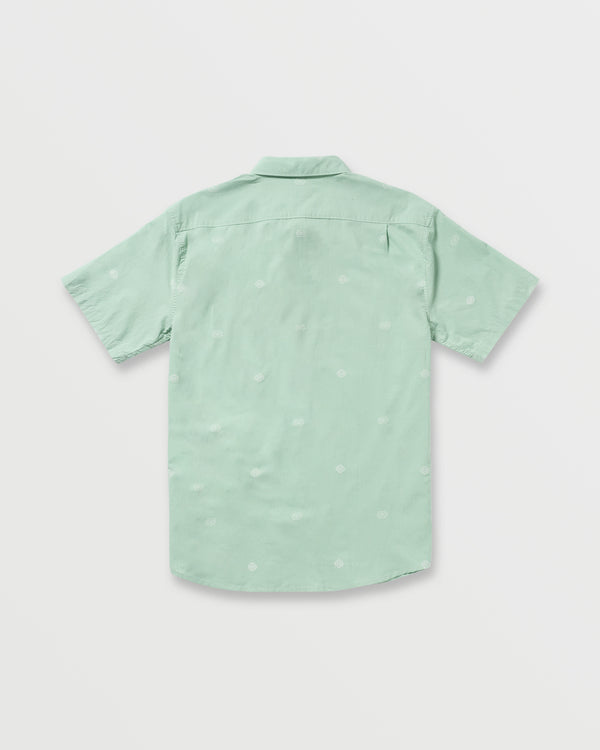 Billabong All Day Jacquard Short Sleeve Shirt - Seafoam