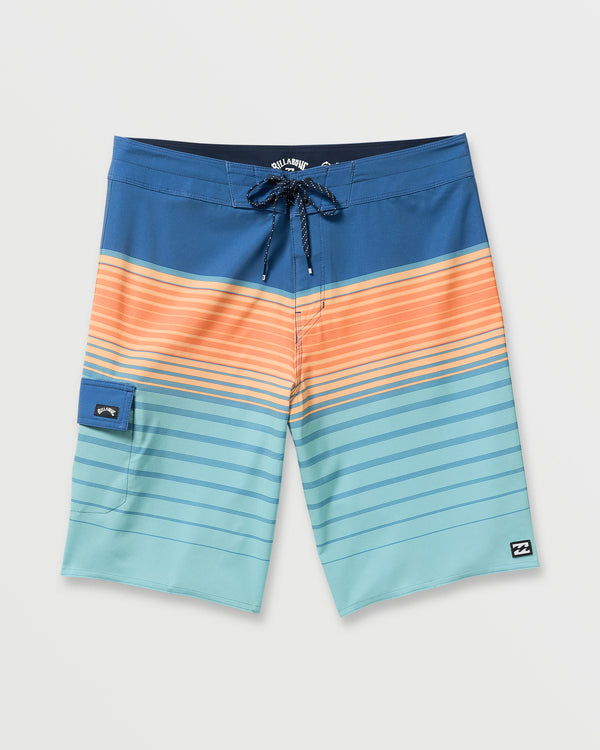 Billabong All Day Stripe Pro Performance 20" Boardshorts - Deep Blue