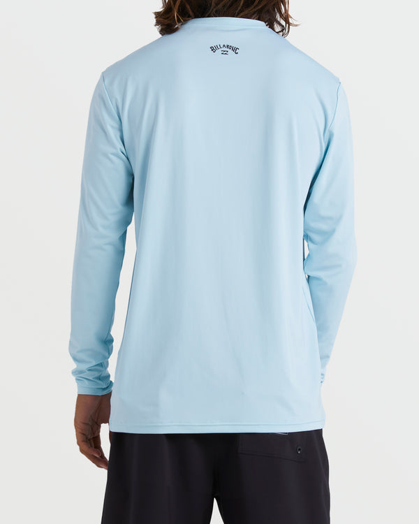 Billabong All Day Wave Loose Fit Long Sleeve Surf Tee - Coastal Blue