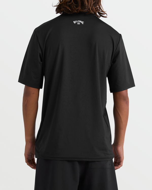 Billabong All Day Wave Short Sleeve Rashguard - Black