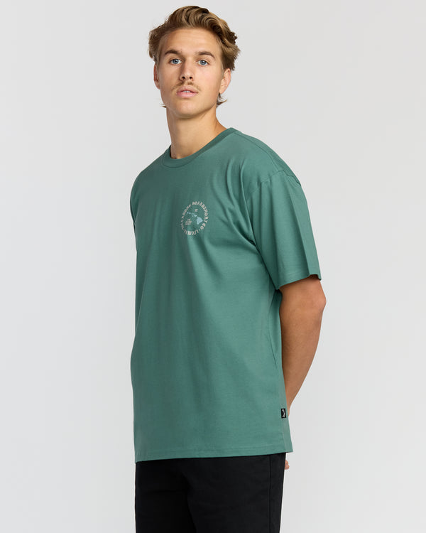 Billabong Aloha Island Hi Regular Short Sleeve T-Shirt - Sage Green