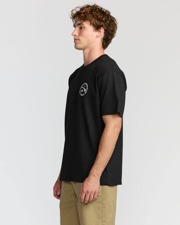 Billabong Aloha Island Hi Regular Short Sleeve T-Shirt - Washed Black