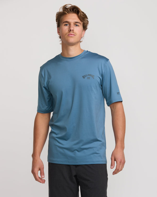 Billabong Arch Loose Fit Short Sleeve Surf Tee - Bay Blue