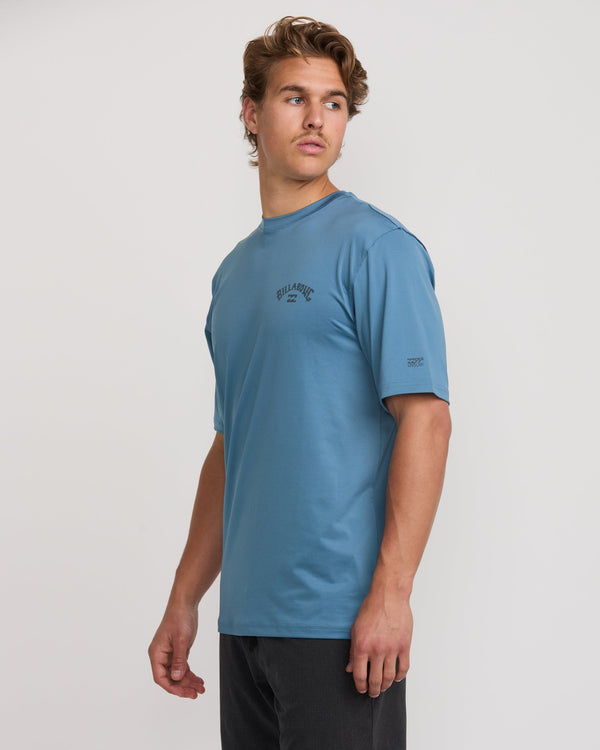 Billabong Arch Loose Fit Short Sleeve Surf Tee - Bay Blue