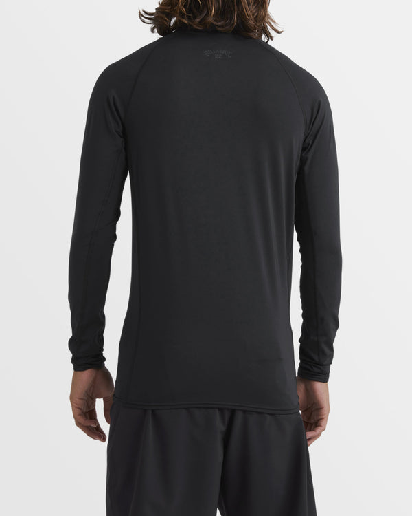 Billabong Arch Performance Fit Long Sleeve Rashguard - Black