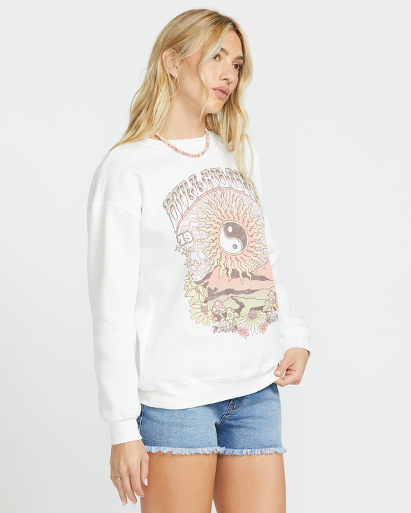 Billabong Balanced Out Crew Sweatshirt - Salt Crystal