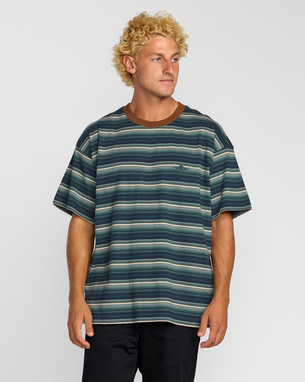 Billabong Baxter Short Sleeve T-Shirt - Midnight Blue