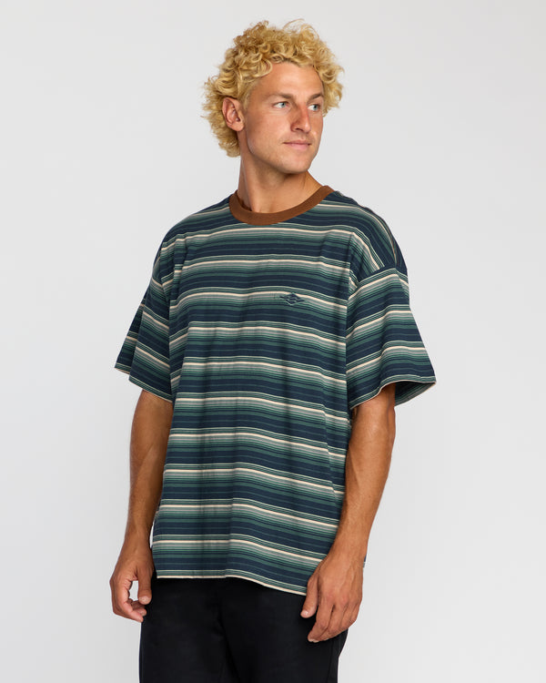 Billabong Baxter Short Sleeve T-Shirt - Midnight Blue