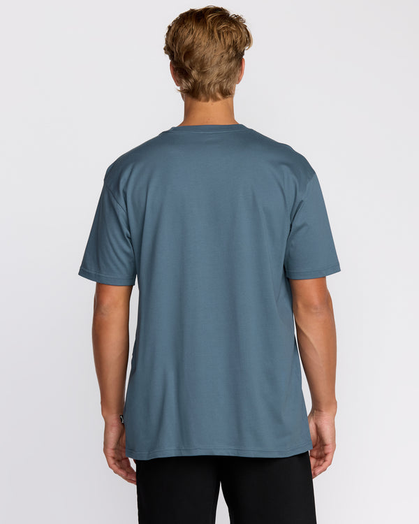 Billabong Beach Club Premium Short Sleeve T-Shirt - Steel Blue