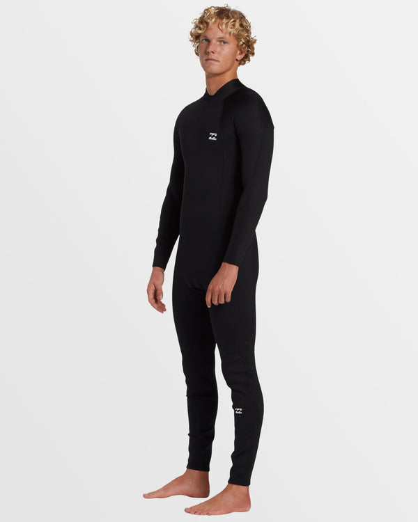 Billabong 3/2mm Foil GBS Back Zip Wetsuit - Black