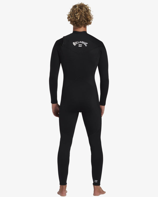 Billabong 3/2mm Foil GBS Chest Zip Wetsuit - Black