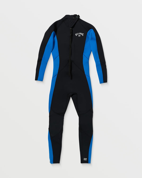 Billabong 4/3mm Foil GBS Back Zip Wetsuit - Mid Blue