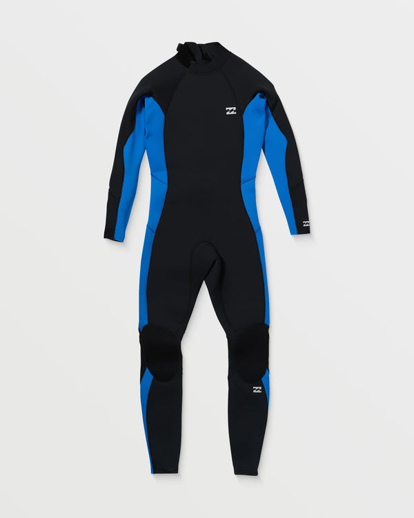 Billabong 4/3mm Foil GBS Back Zip Wetsuit - Mid Blue