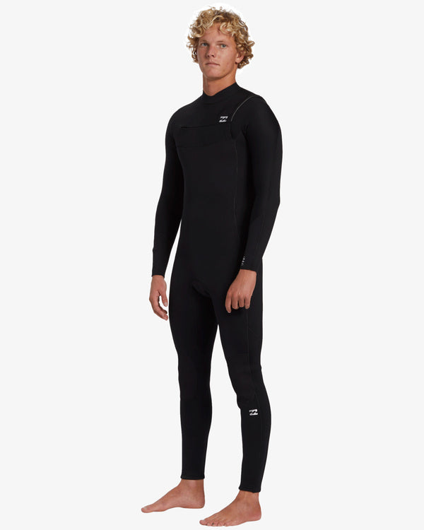 Billabong 4/3mm Foil GBS Chest Zip Wetsuit - Black