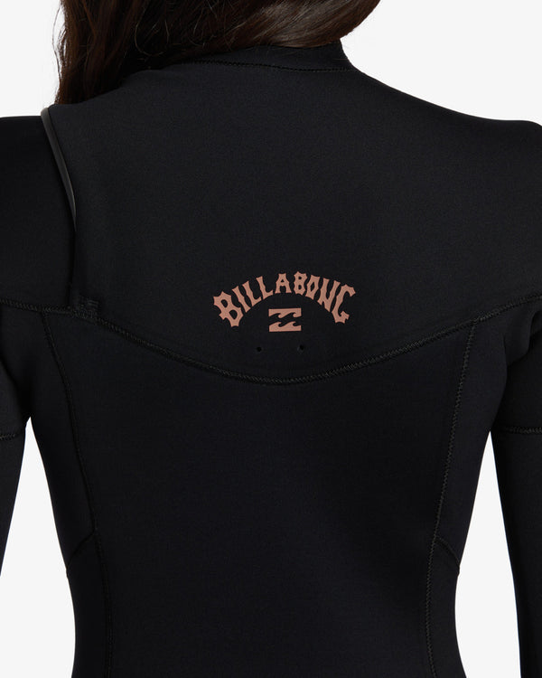 Billabong 4/3mm Foil GBS Chest Zip Wetsuit - Black