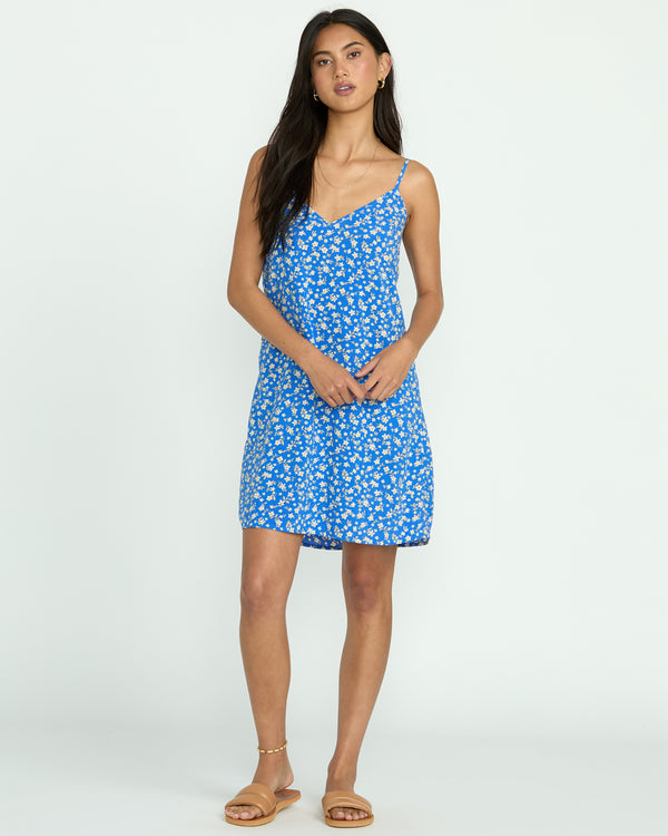 Billabong 90S Babe Mini Dress - True Blue