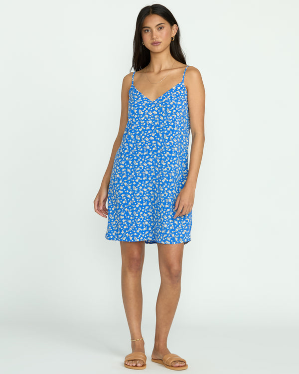 billabong 90S Babe Mini Dress - True Blue