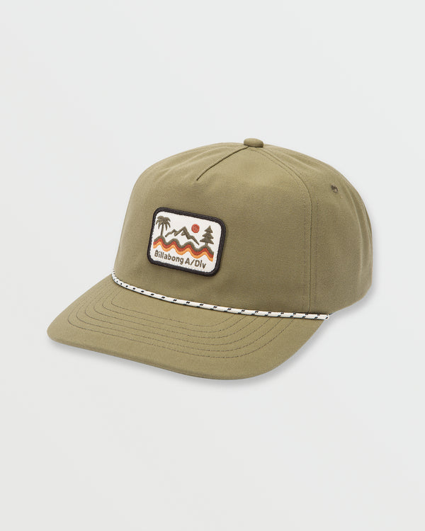 billabong A/Div Strapback Hat - Military