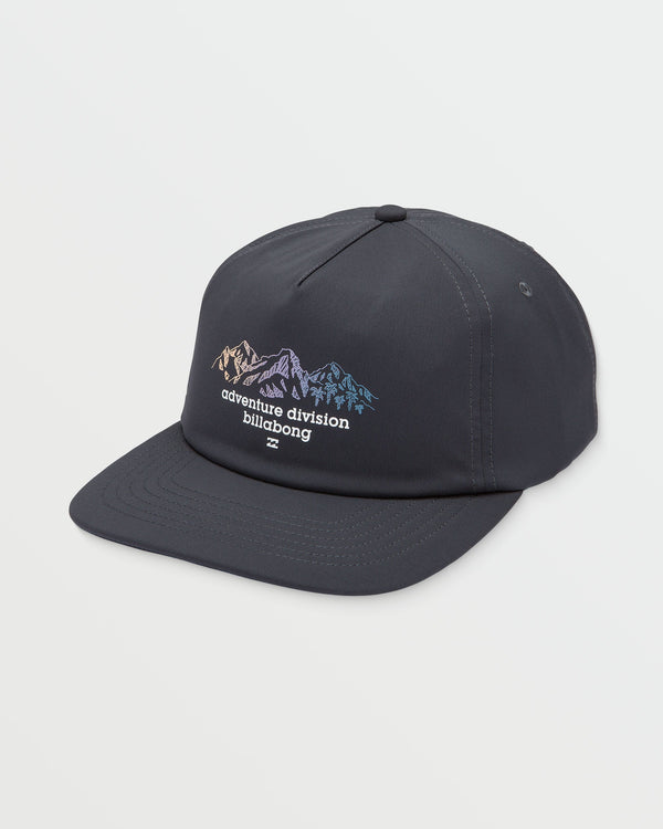 billabong A/Div Trailblaze Snapback Hat - Black