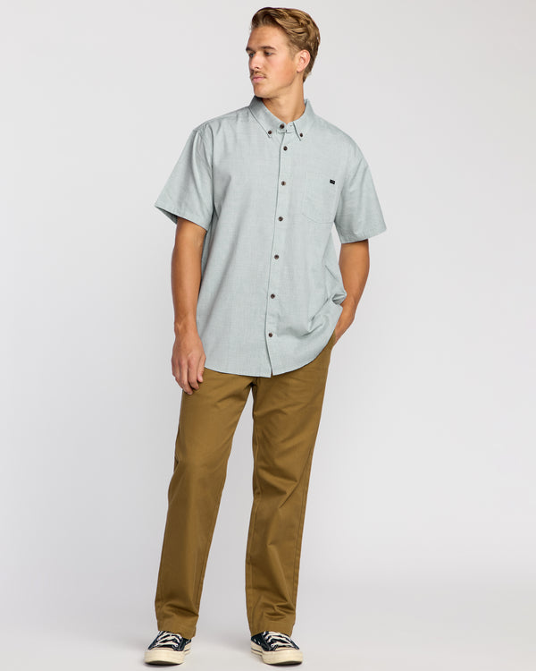 Billabong All Day Short Sleeve Shirt - Sage Green