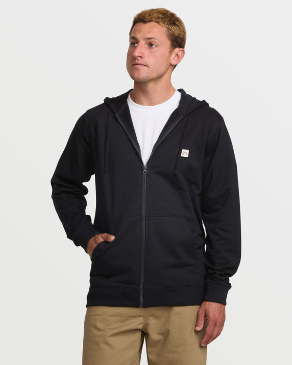 billabong All Day Zip Sweatshirt - Black
