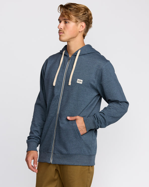 Billabong All Day Zip Sweatshirt - Midnight Blue