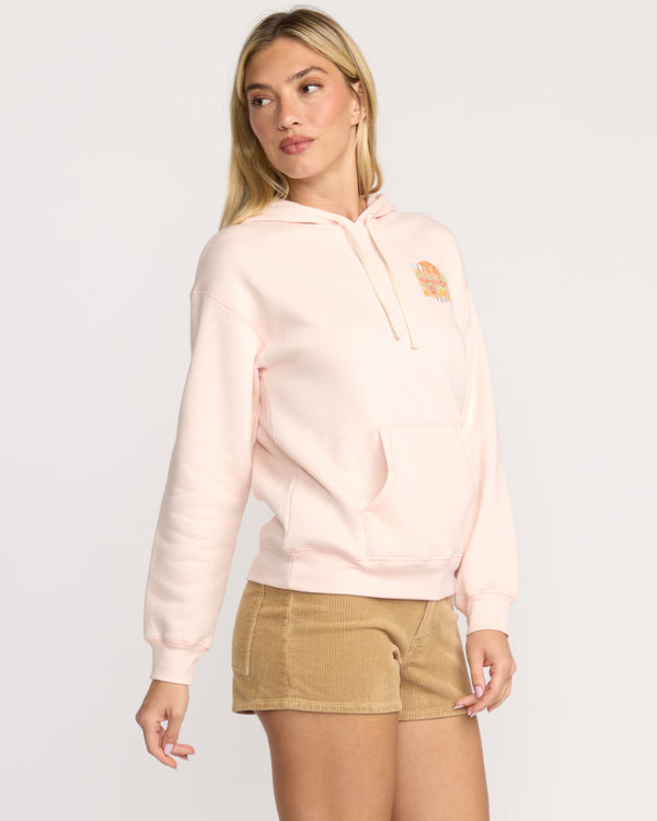 Billabong All Good In Summer Hoodie - Light Peach