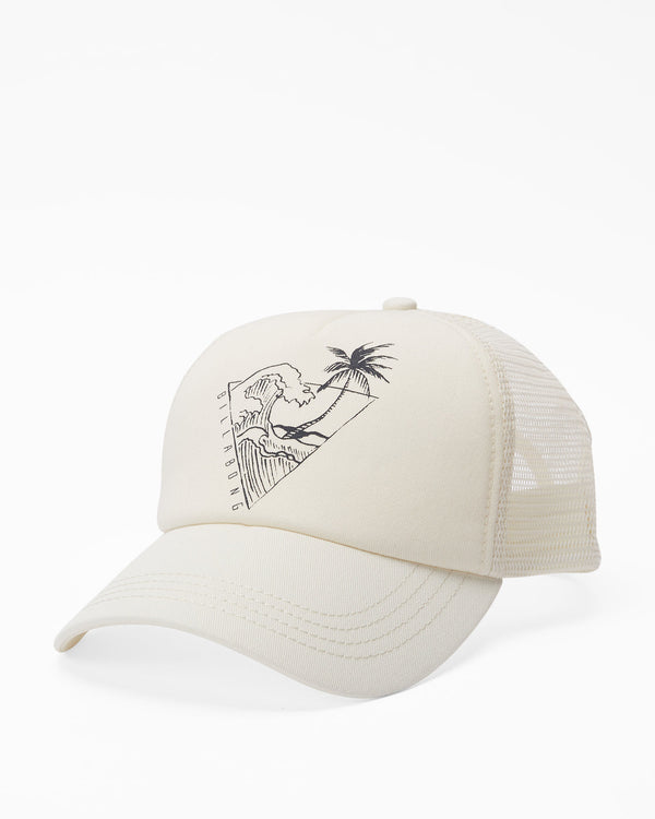 billabong Aloha Forever Trucker Hat - Salt Crystal
