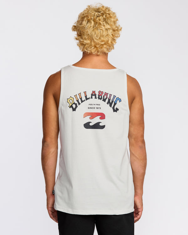 Billabong Arch Fade Tank - Off White