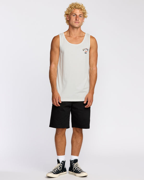 Billabong Arch Fade Tank - Off White