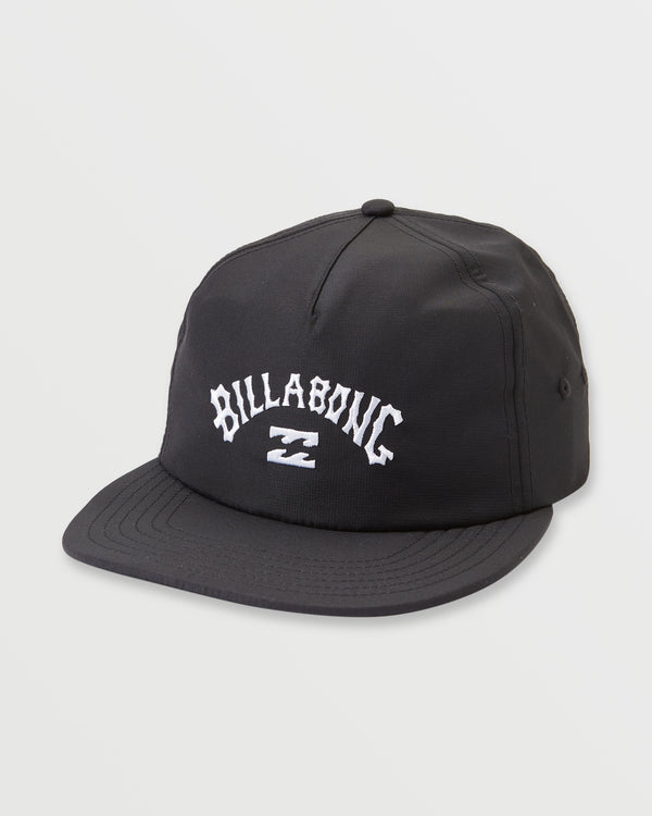 billabong Arch Team Snapback Hat - Black