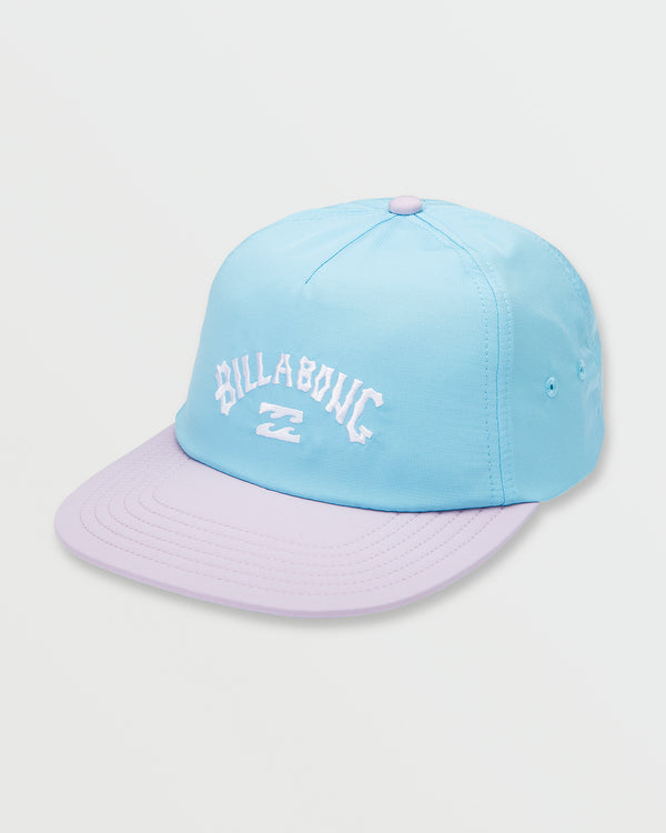 billabong Arch Team Snapback Hat - Dusty Blue