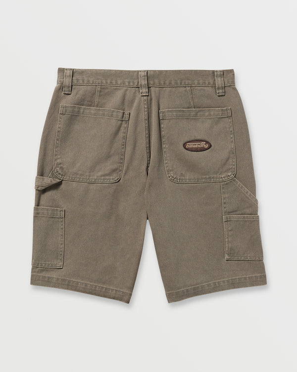 Billabong Bad Dog 21" Workwear Shorts - Brown