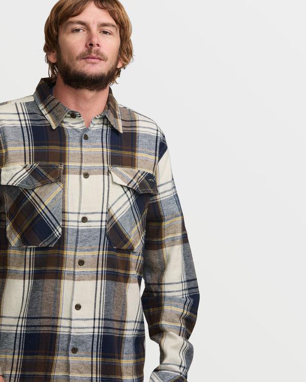 Billabong Bad Dog Flannel Shirt - Silver