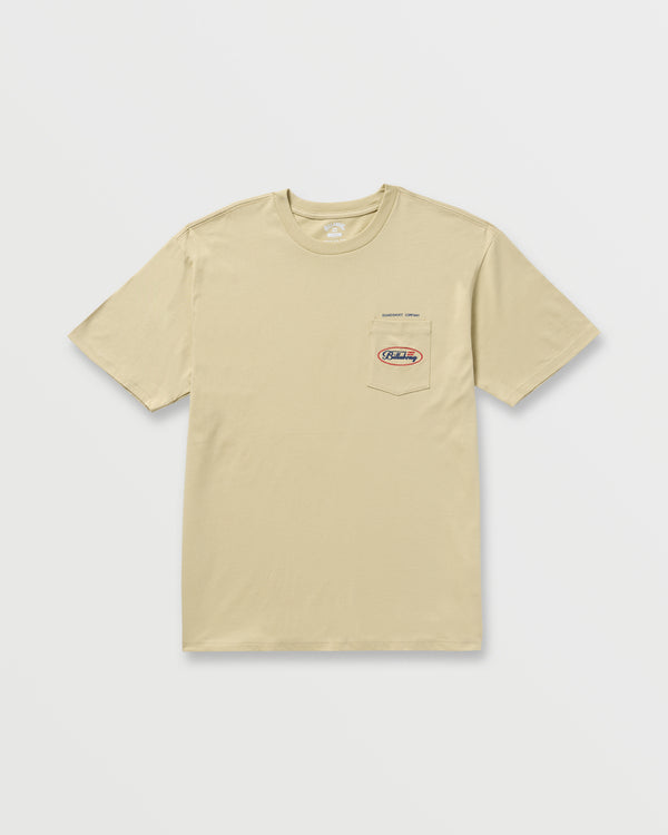 Billabong Bad Dog Pocket Regular Tee - Desert