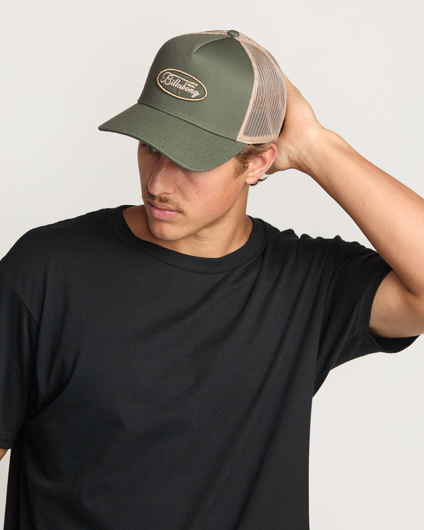 Billabong Bad Dog Trucker Hat - Military