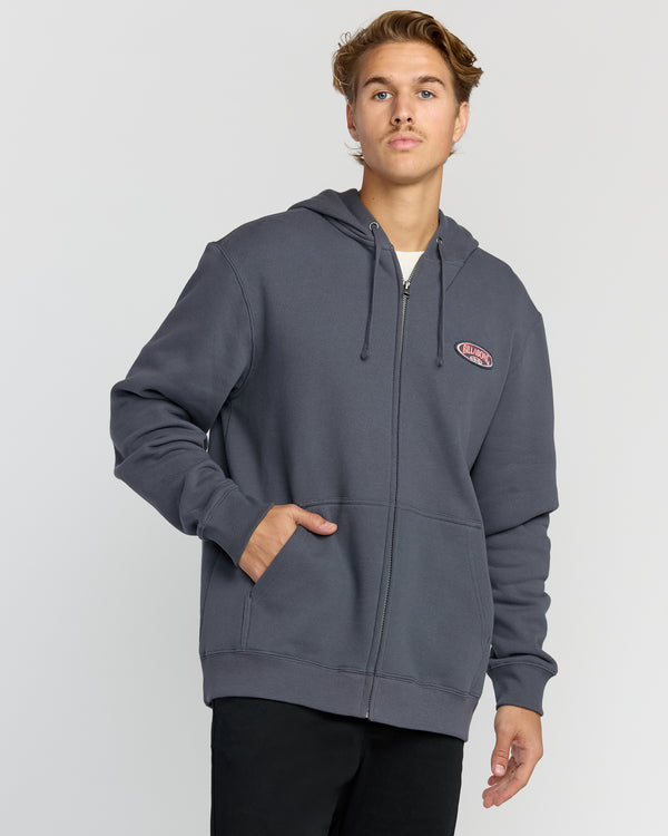 billabong Bad Dog Zip Sweatshirt - Midnight Blue