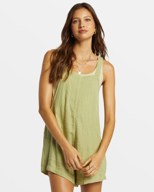 billabong Beach Crush Romper - Avocado