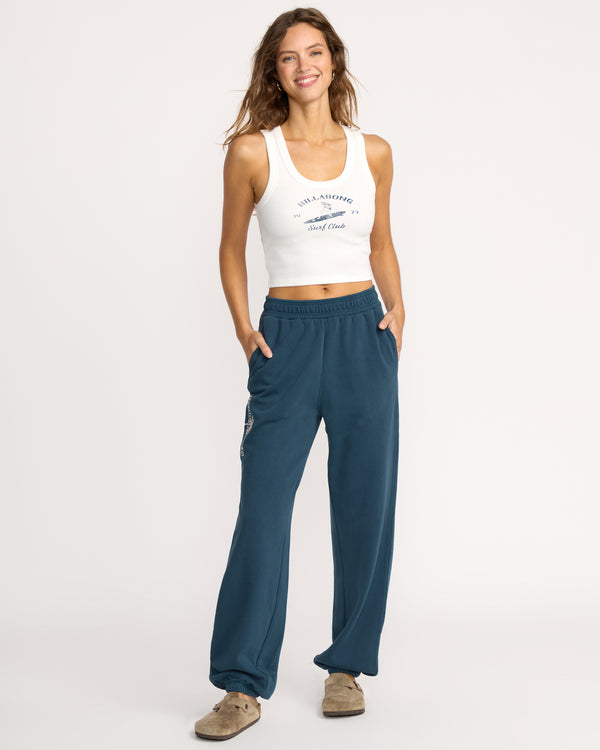billabong Best Wishes Fleece Pants - Navy