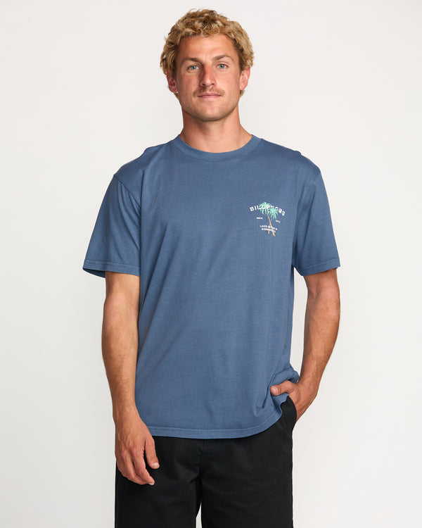 Billabong Better Premium Wave Wash Tee - Deep Blue