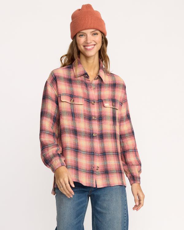 Billabong Big Bear Long Sleeve Shirt - Mountain Rose