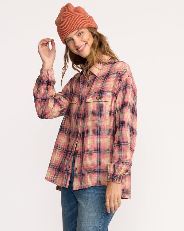 Billabong Big Bear Long Sleeve Shirt - Mountain Rose